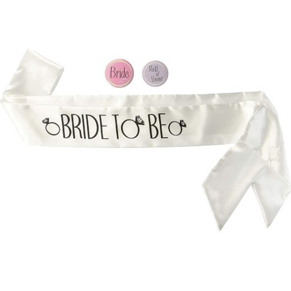 Bridal Bachelorette Party Kit Sash Tiara Veil MORE - Picture 3 of 4